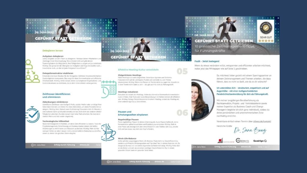 Zeitmanagement für Führungskräfte